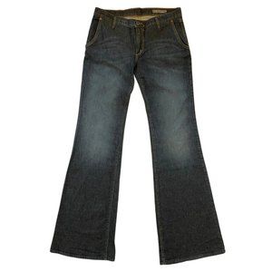 Chip And Pepper Womens Jeans Blue Size 29 Low Rise Flared Denim